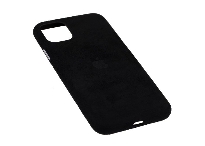 Чехол для iPhone 11 Pro Max Alcantara 360 черный