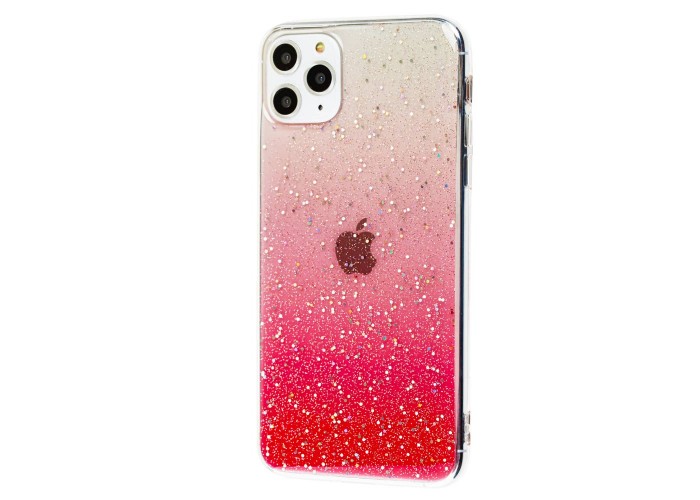 Чехол для iPhone 11 Pro Max HQ Silicone Confetti розовый