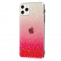 Чехол для iPhone 11 Pro Max HQ Silicone Confetti розовый