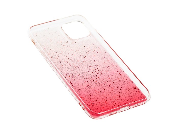 Чехол для iPhone 11 Pro Max HQ Silicone Confetti розовый
