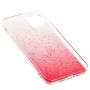 Чехол для iPhone 11 Pro Max HQ Silicone Confetti розовый