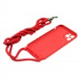 Чехол для iPhone 11 Pro Max Lanyard without logo красный