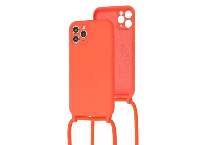 Чехол для iPhone 11 Pro Max Lanyard without logo orange
