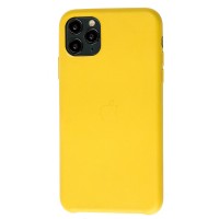 Чехол для iPhone 11 Pro Max Leather classic "желтый"