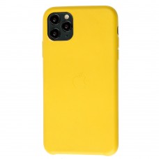 Чехол для iPhone 11 Pro Max Leather classic "желтый"