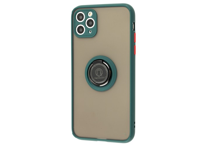 Чехол для iPhone 11 Pro Max LikGus Edging Ring зеленый