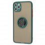 Чехол для iPhone 11 Pro Max LikGus Edging Ring зеленый
