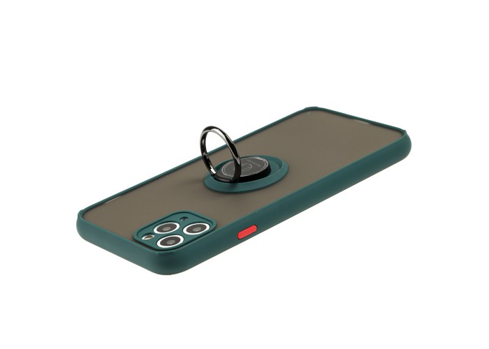 Чехол для iPhone 11 Pro Max LikGus Edging Ring зеленый