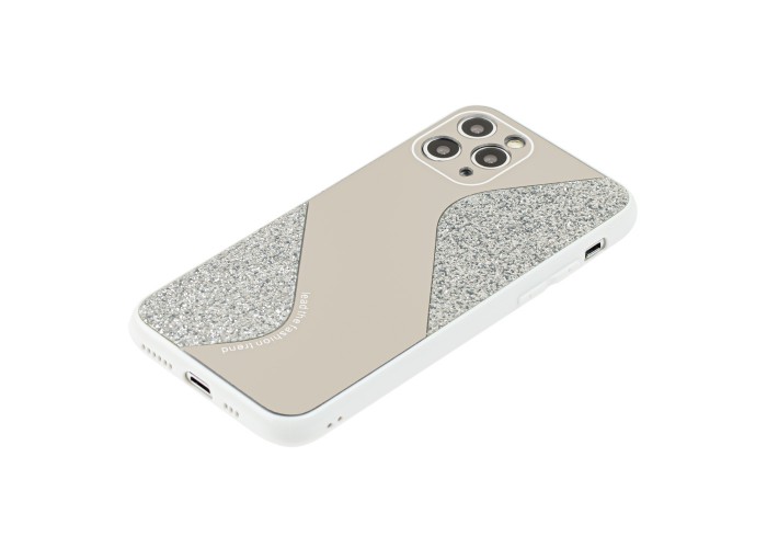 Чехол для iPhone 11 Pro Max Shine mirror белый