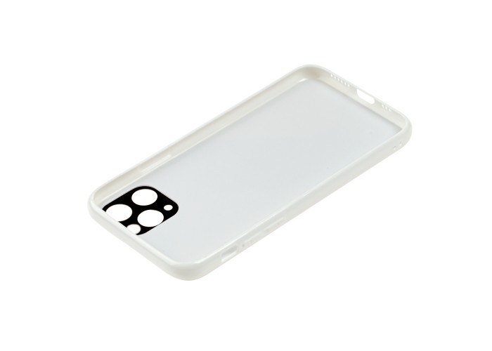 Чехол для iPhone 11 Pro Max Shine mirror белый