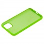 Чехол для iPhone 11 Pro Max Silicone Full green