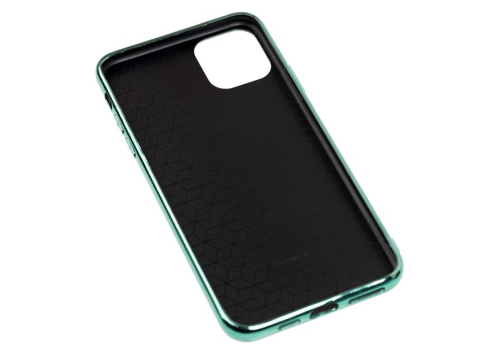 Чехол для iPhone 11 Pro Max Carbon Gradient Hologram зеленый