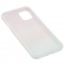 Чехол для iPhone 11 Pro Max Design Mramor Glossy розово-голубой