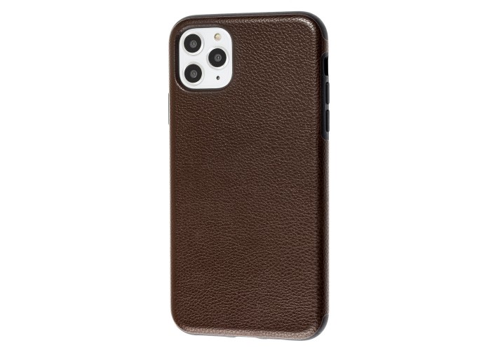 Чехол для iPhone 11 Pro Max Grainy Leather коричневый