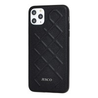 Чехол для iPhone 11 Pro Max Jesco Leather черный