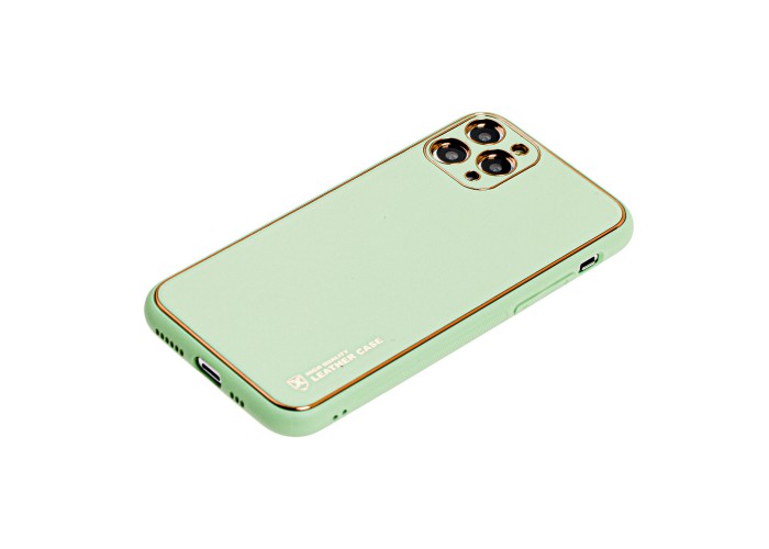 Чехол для iPhone 11 Pro Max Leather Xshield мятный