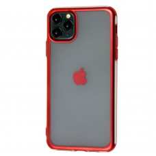 Чехол для iPhone 11 Pro Max Metall Effect красный