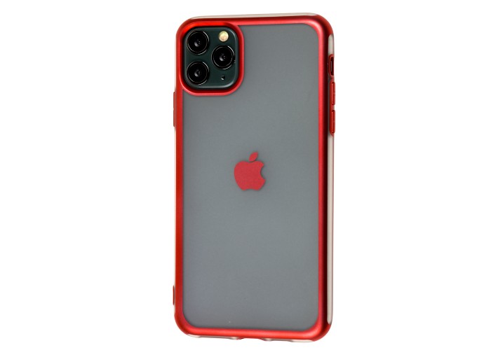Чехол для iPhone 11 Pro Max Metall Effect красный