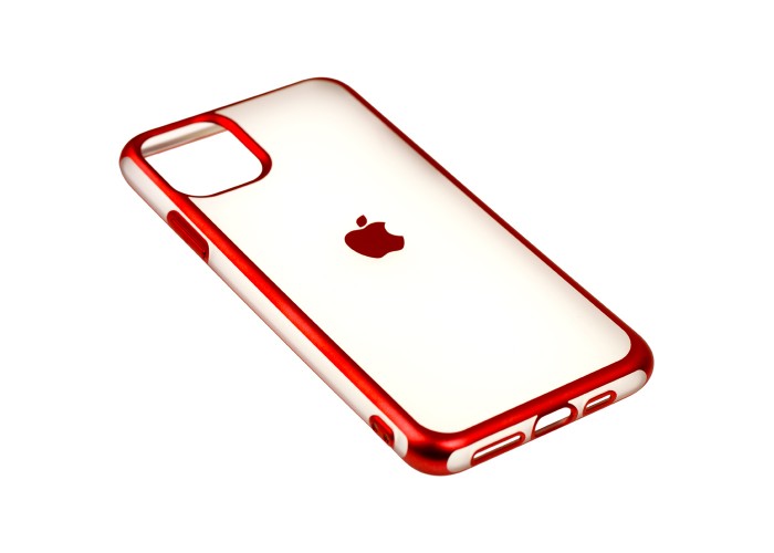 Чехол для iPhone 11 Pro Max Metall Effect красный