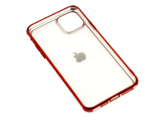 Чехол для iPhone 11 Pro Max Metall Effect красный