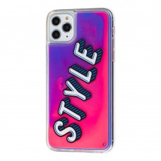 Чехол для iPhone 11 Pro Max "Neon песок" Style