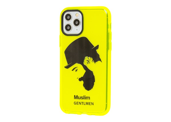 Чехол для iPhone 11 Pro Max Neon print gentlmen