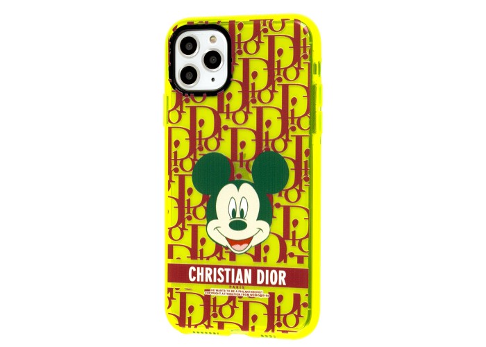 Чехол для iPhone 11 Pro Max Neon print Микки Маус CD