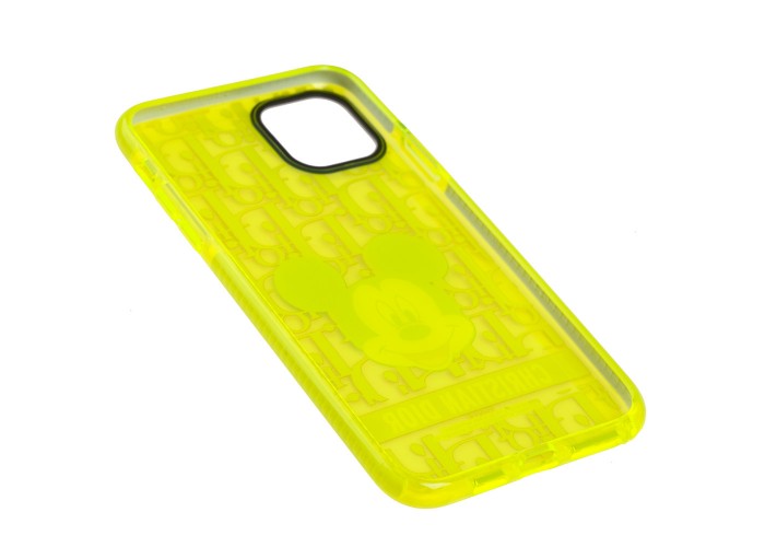 Чехол для iPhone 11 Pro Max Neon print Микки Маус CD
