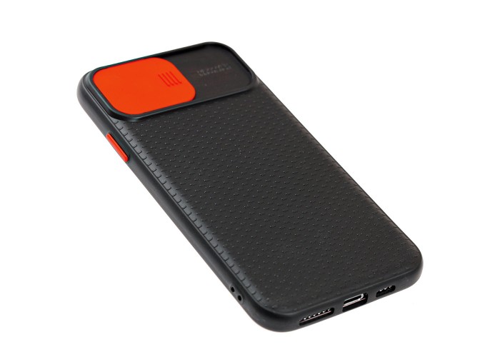 Чехол для iPhone 11 Pro Max Safety camera черный / красный