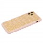 Чехол для iPhone 11 Pro Max Silicone Weaving розовый песок