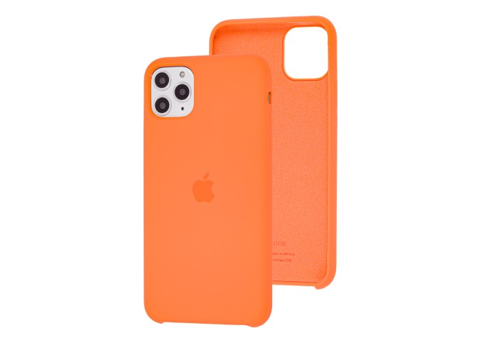 Чехол silicone для iPhone 11 Pro Max case папайя