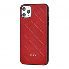 Чехол для iPhone 11 Pro Max Jesco Leather красный