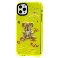 Чехол для iPhone 11 Pro Max Neon print Teddy