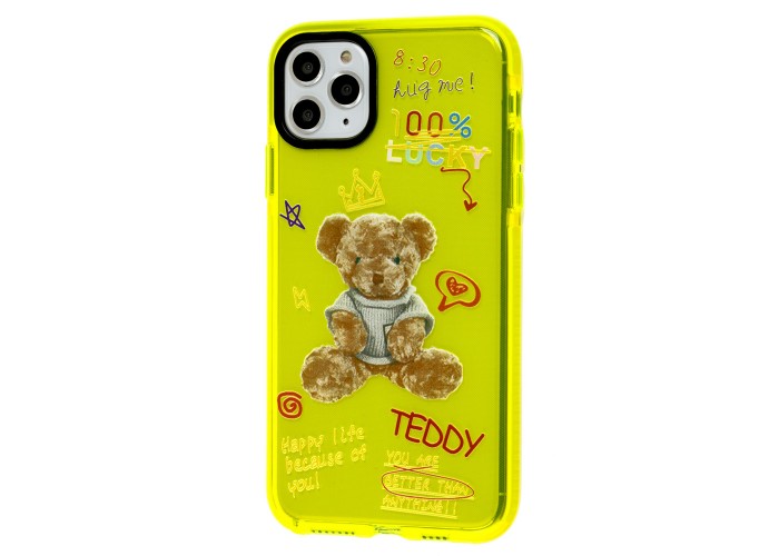 Чехол для iPhone 11 Pro Max Neon print Teddy