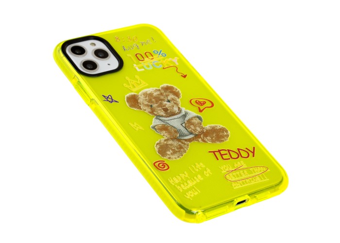 Чехол для iPhone 11 Pro Max Neon print Teddy