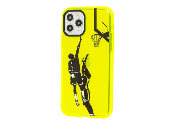 Чехол для iPhone 11 Pro Max Neon print basketball