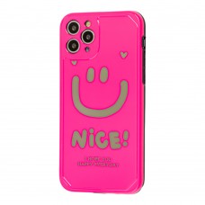 Чехол для iPhone 11 Pro Max Nice smile popsocket розовый