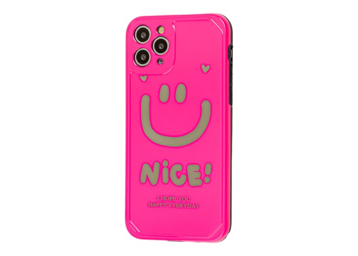 Чехол для iPhone 11 Pro Max Nice smile popsocket розовый
