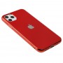 Чехол для iPhone 11 Pro Max Silicone case матовый (TPU) красный
