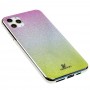 Чехол для iPhone 11 Pro Max Sw glass розово / серебристо / лимонный