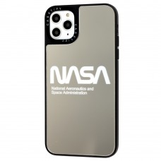 Чехол для iPhone 11 Pro Max Tify Mirror Nasa зеркально-серебристый