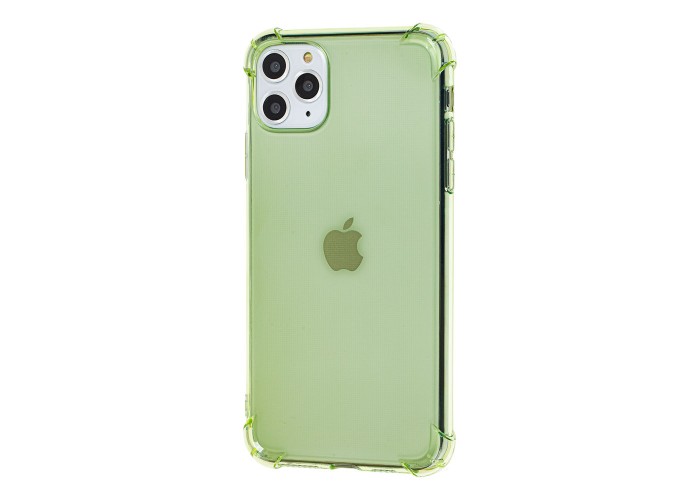 Чехол для iPhone 11 Pro Max WXD ударопрочный зеленый / прозрачный