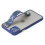 Чехол для iPhone 11 Pro Max WristBand LV синий / зеленый