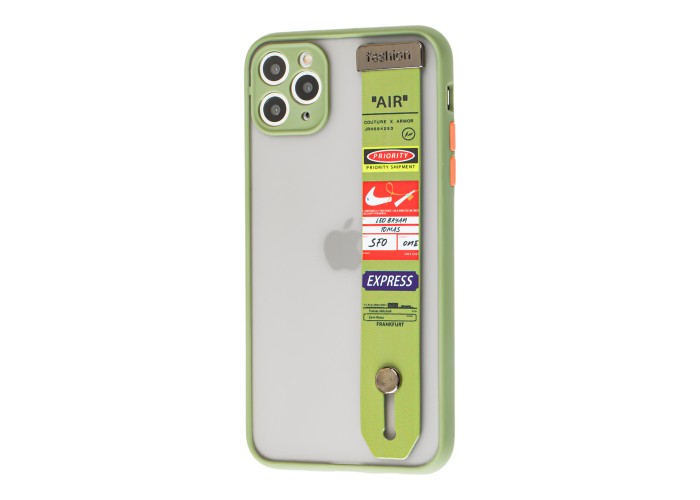 Чехол для iPhone 11 Pro Max WristBand air оливковый