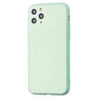Чехол для iPhone 11 Pro Max glass LV бирюзовый