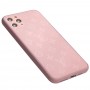 Чехол для iPhone 11 Pro Max glass LV розовый