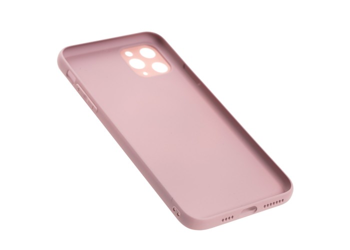 Чехол для iPhone 11 Pro Max glass LV розовый