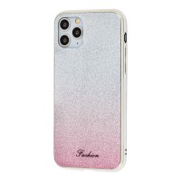 Чехол для iPhone 11 Pro Max Ambre Fashion серебристый / розовый