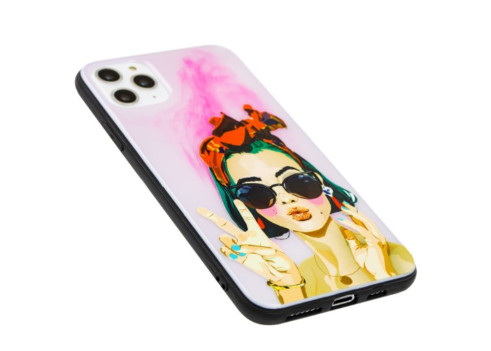 Чехол для iPhone 11 Pro Max Girls UV peace