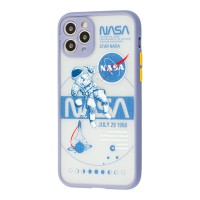 Чехол для iPhone 11 Pro Max Picture shadow matte space nasa / dark purple